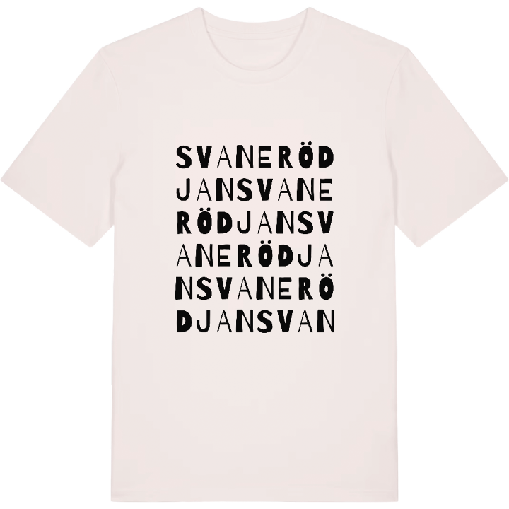 Svanerödjan ordlek t-shirt – t-shirt från PinShirt