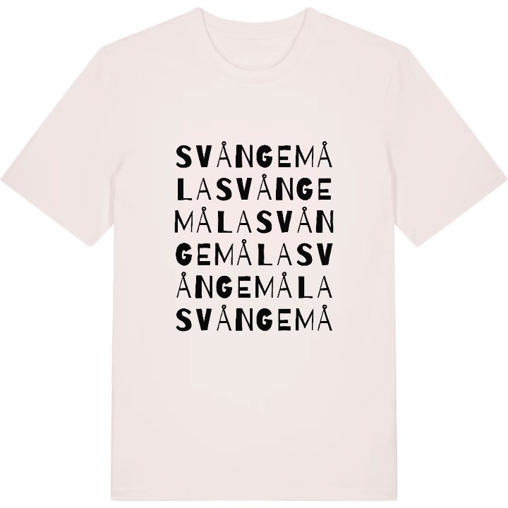 Svångemåla ordlek t-shirt – t-shirt från PinShirt