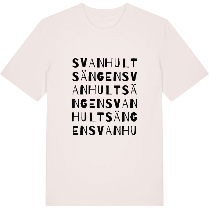 Svanhultsängen ordlek t-shirt – t-shirt från PinShirt