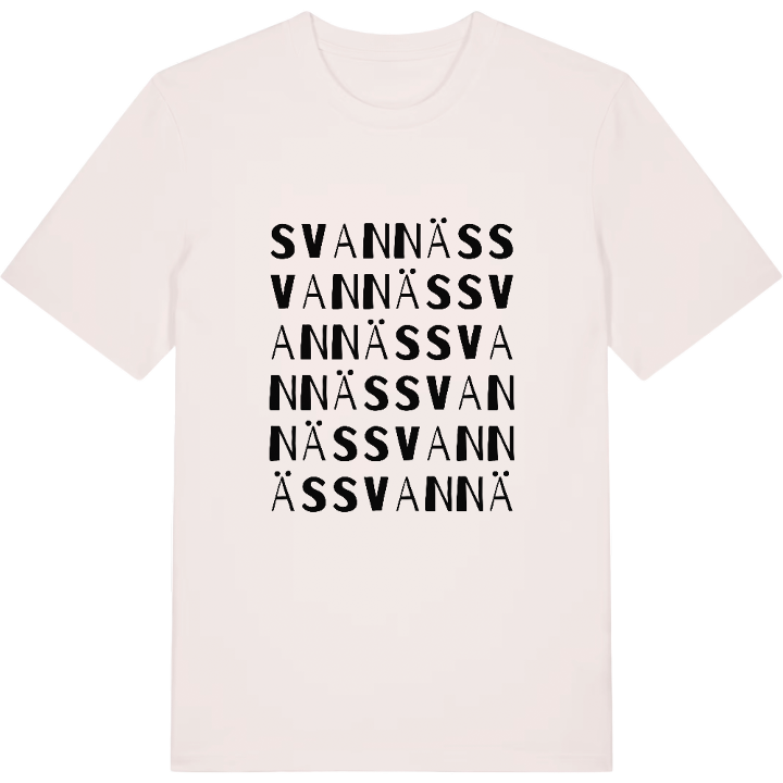 Svannäs ordlek t-shirt – t-shirt från PinShirt