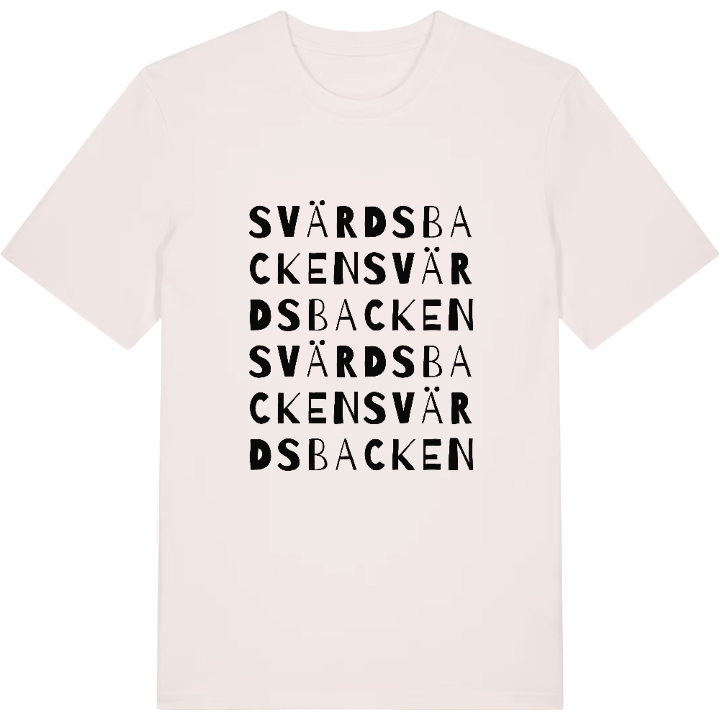 Svärdsbacken ordlek t-shirt – t-shirt från PinShirt
