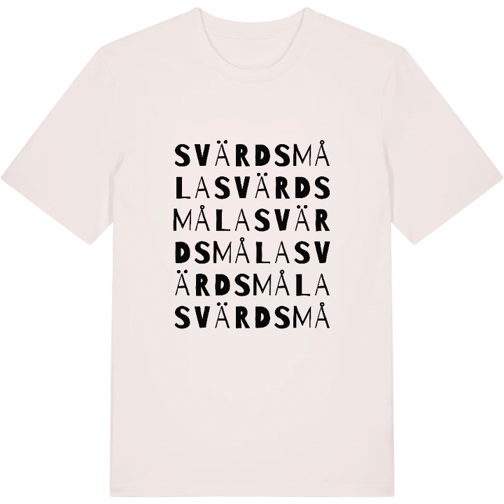 Svärdsmåla ordlek t-shirt – t-shirt från PinShirt