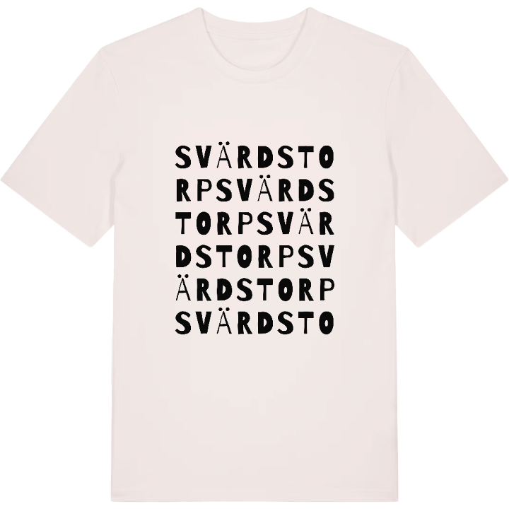 Svärdstorp ordlek t-shirt – t-shirt från PinShirt