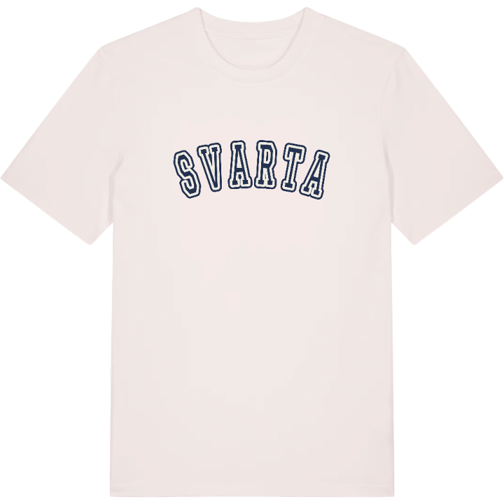 Svarta college t-shirt – t-shirt från PinShirt