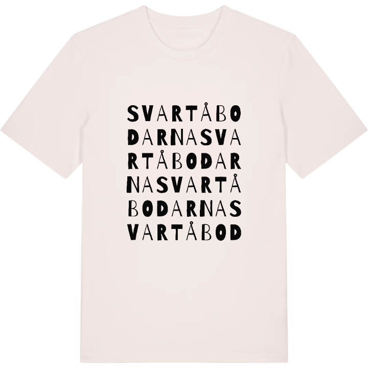 Svartåbodarna ordlek t-shirt – t-shirt från PinShirt