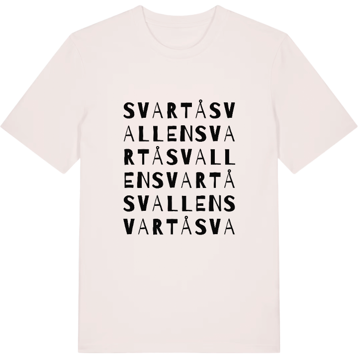 Svartåsvallen ordlek t-shirt – t-shirt från PinShirt