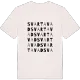 Svartavad ordlek t-shirt