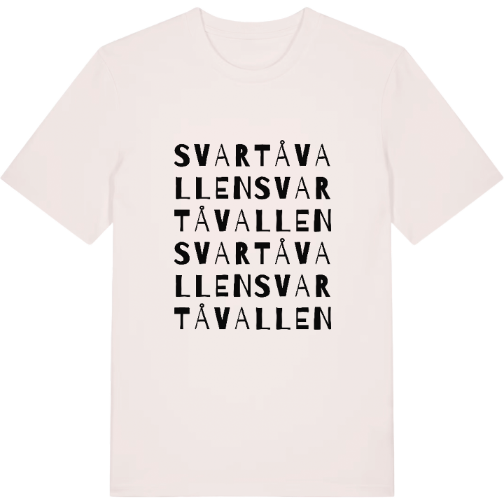 Svartåvallen ordlek t-shirt – t-shirt från PinShirt