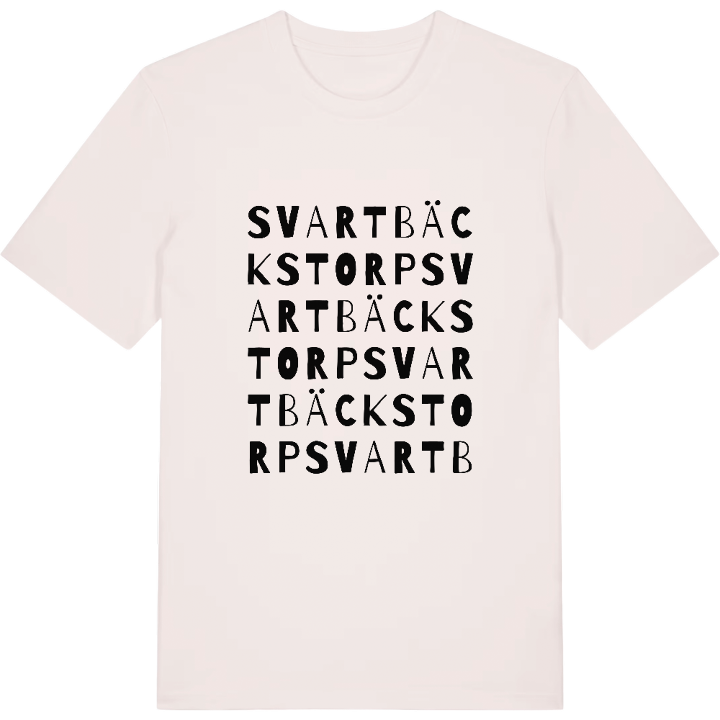 Svartbäckstorp ordlek t-shirt – t-shirt från PinShirt