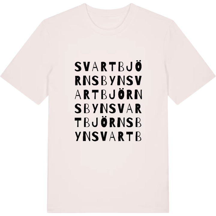 Svartbjörnsbyn ordlek t-shirt – t-shirt från PinShirt