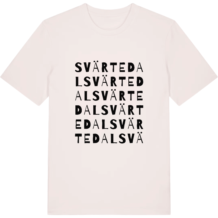 Svärtedal ordlek t-shirt – t-shirt från PinShirt