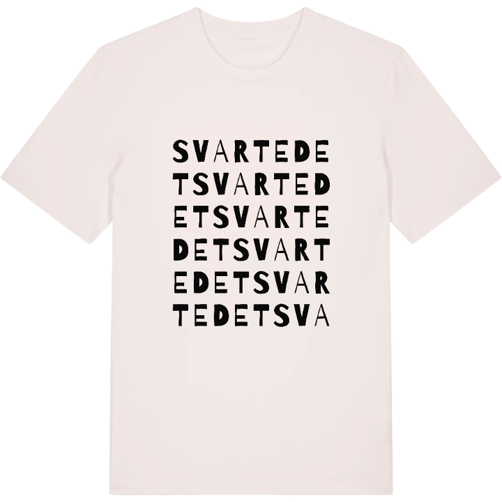 Svartedet ordlek t-shirt – t-shirt från PinShirt