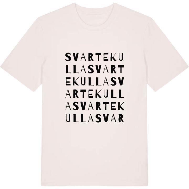 Svartekulla ordlek t-shirt – t-shirt från PinShirt
