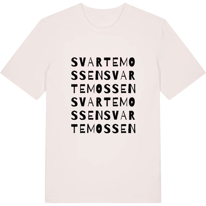 Svartemossen ordlek t-shirt – t-shirt från PinShirt