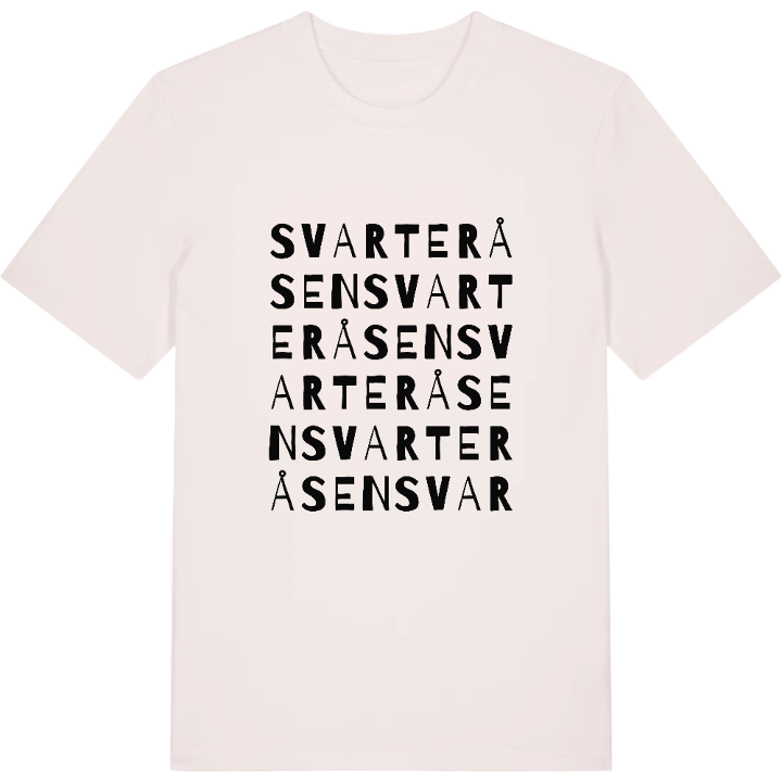 Svarteråsen ordlek t-shirt – t-shirt från PinShirt