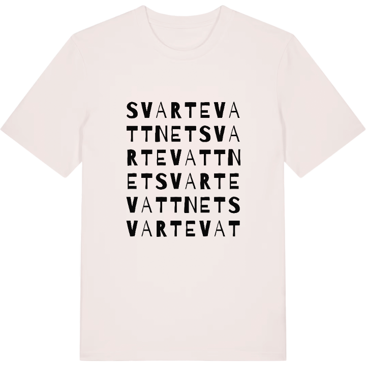 Svartevattnet ordlek t-shirt – t-shirt från PinShirt