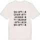 Svartharen ordlek t-shirt