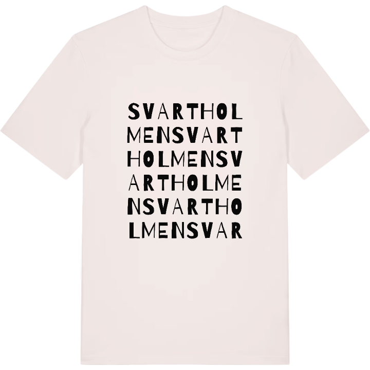 Svartholmen ordlek t-shirt – t-shirt från PinShirt