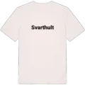 Svarthult fetstil t-shirt