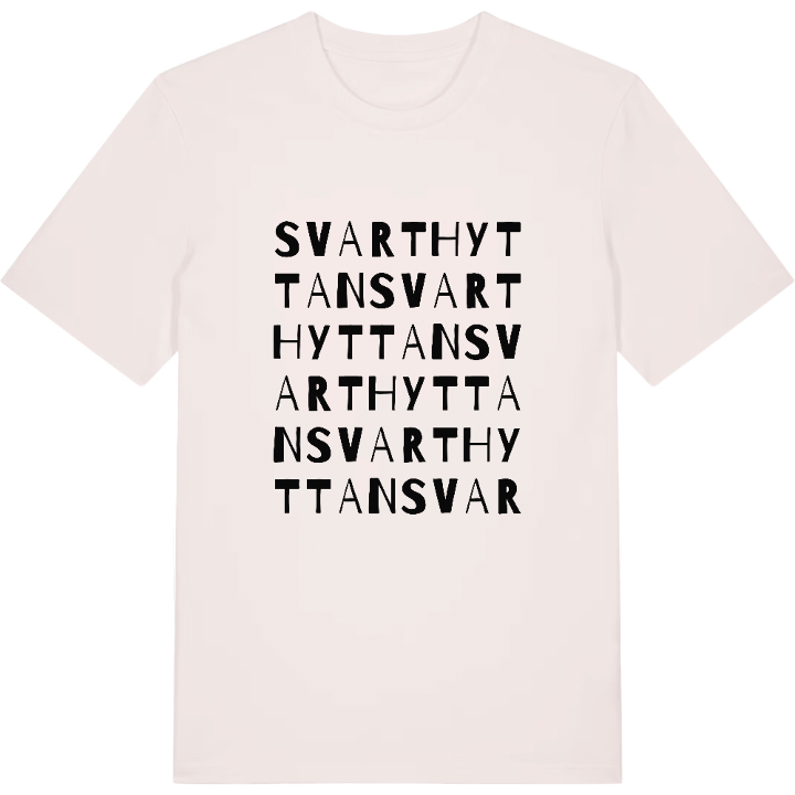 Svarthyttan ordlek t-shirt – t-shirt från PinShirt
