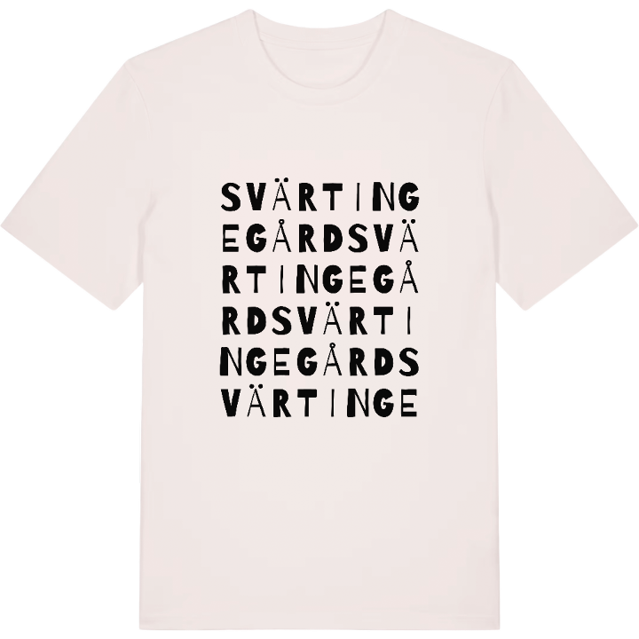 Svärtinge gård ordlek t-shirt – t-shirt från PinShirt