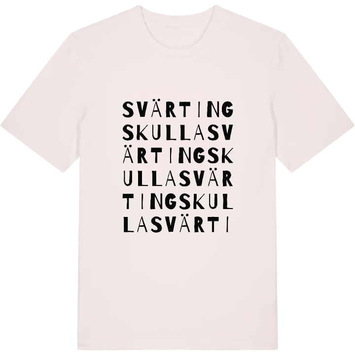 Svärtingskulla ordlek t-shirt – t-shirt från PinShirt
