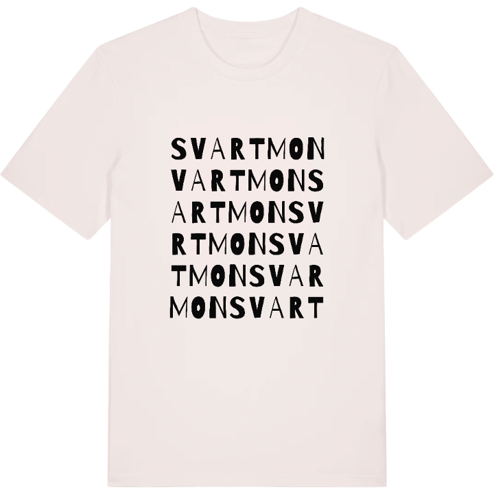 Svartmon ordlek t-shirt – t-shirt från PinShirt