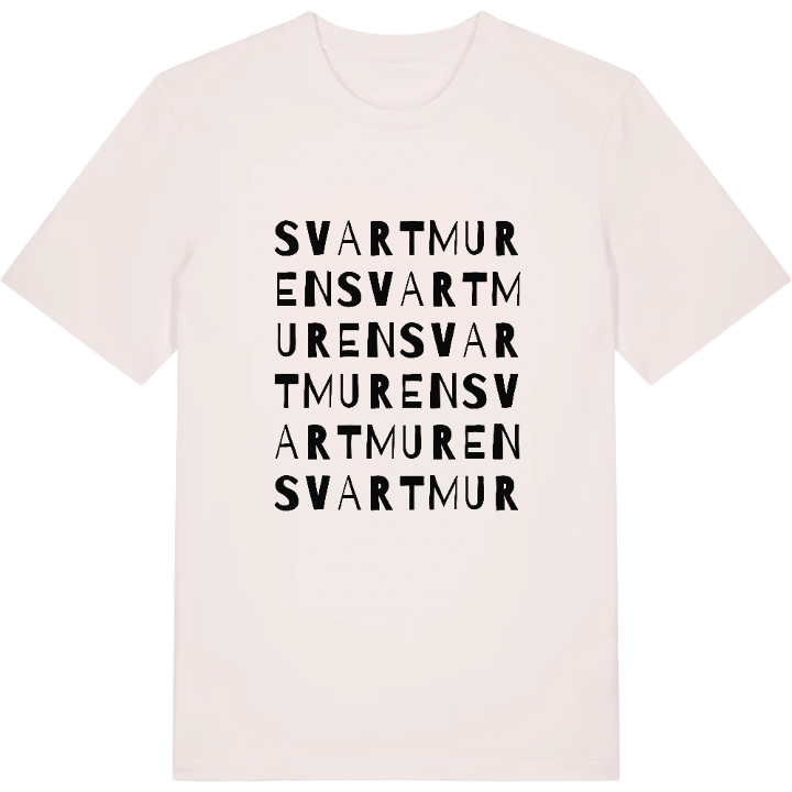 Svartmuren ordlek t-shirt – t-shirt från PinShirt