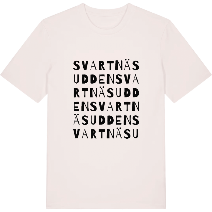 Svartnäsudden ordlek t-shirt – t-shirt från PinShirt