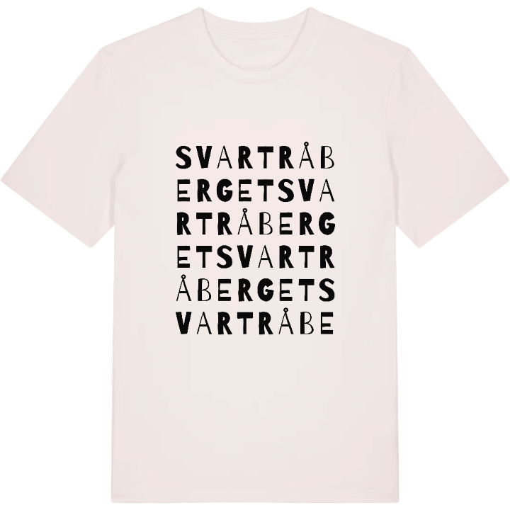 Svartråberget ordlek t-shirt – t-shirt från PinShirt