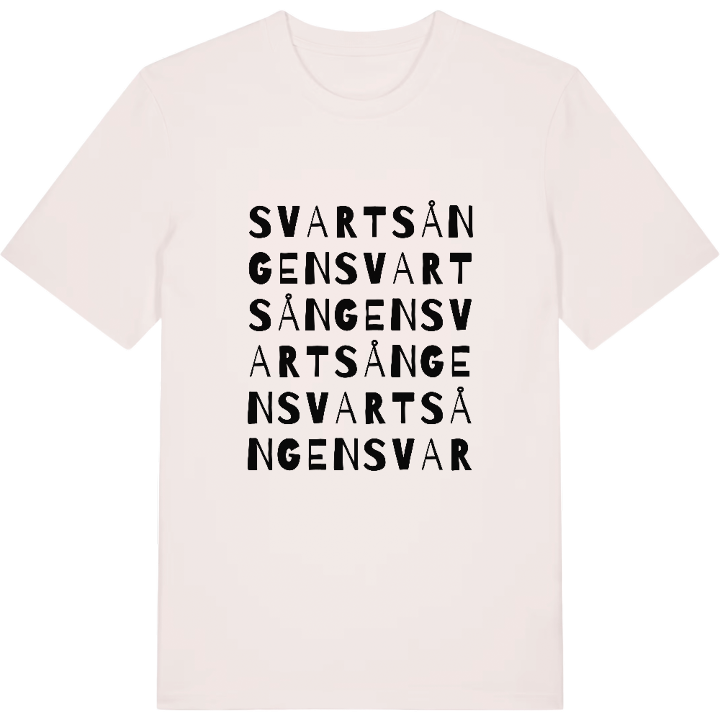 Svartsången ordlek t-shirt – t-shirt från PinShirt