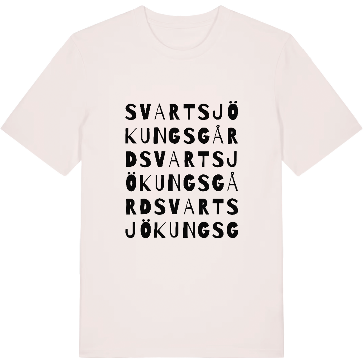 Svartsjö kungsgård ordlek t-shirt – t-shirt från PinShirt