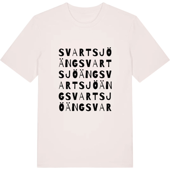 Svartsjöäng ordlek t-shirt – t-shirt från PinShirt
