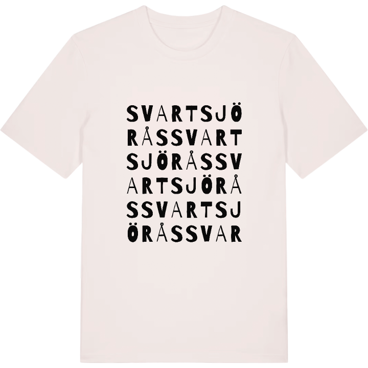 Svartsjörås ordlek t-shirt – t-shirt från PinShirt