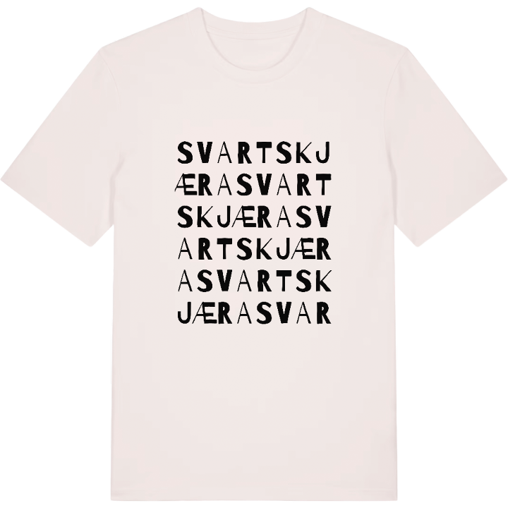 Svartskjæra ordlek t-shirt – t-shirt från PinShirt