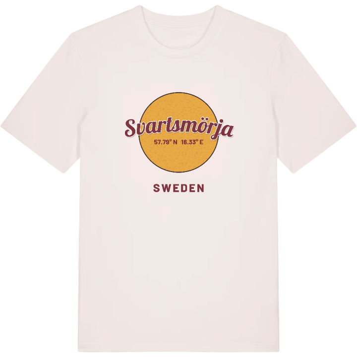 Svartsmörja cirkel t-shirt – t-shirt från PinShirt