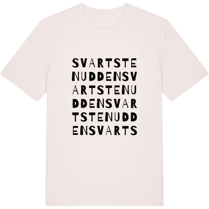 Svartstenudden ordlek t-shirt – t-shirt från PinShirt