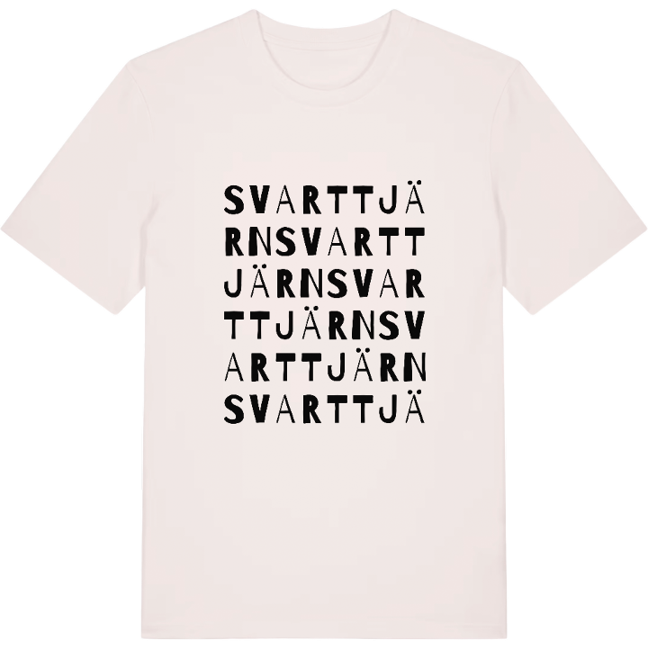 Svarttjärn ordlek t-shirt – t-shirt från PinShirt
