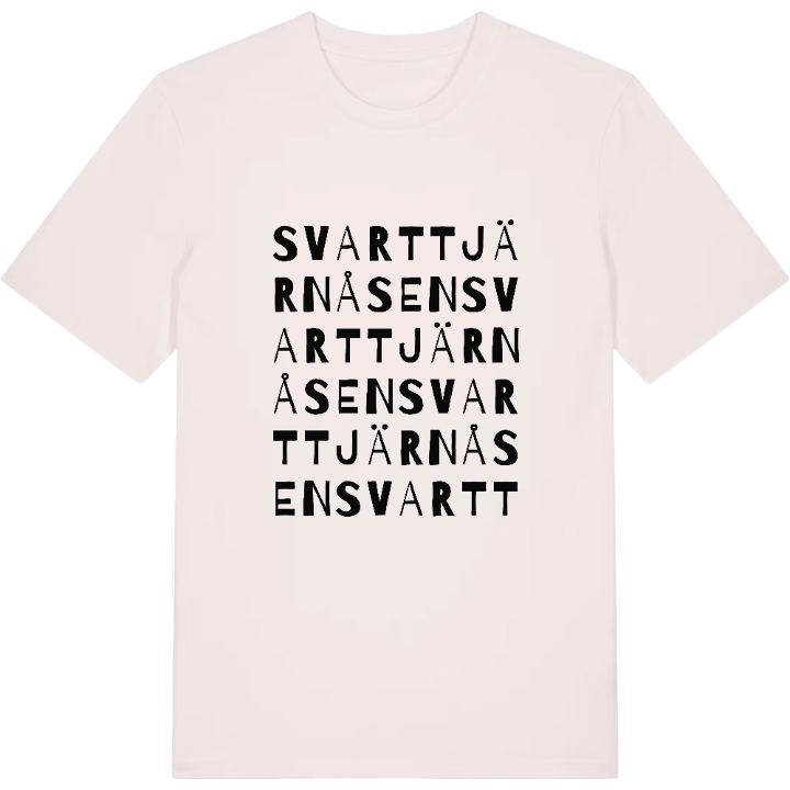 Svarttjärnåsen ordlek t-shirt – t-shirt från PinShirt
