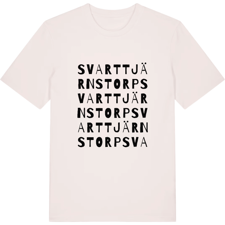 Svarttjärnstorp ordlek t-shirt – t-shirt från PinShirt