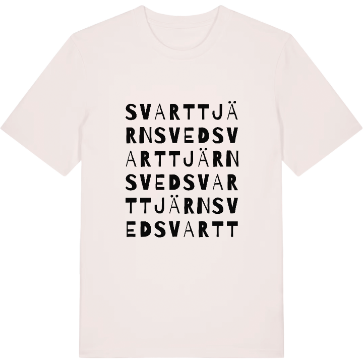 Svarttjärnsved ordlek t-shirt – t-shirt från PinShirt