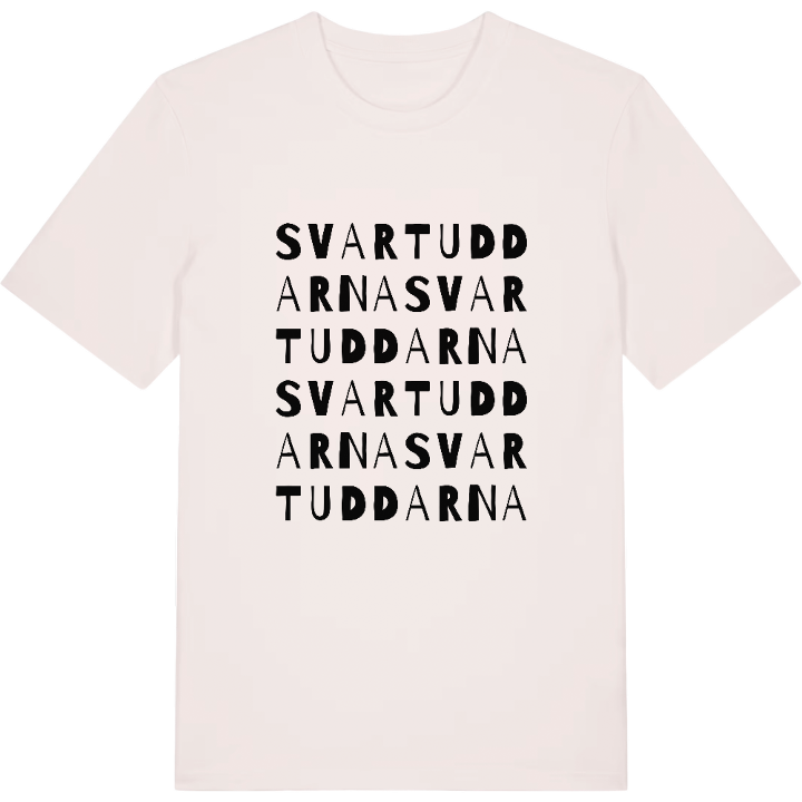 Svartuddarna ordlek t-shirt – t-shirt från PinShirt