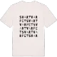 Svartvarpet ordlek t-shirt