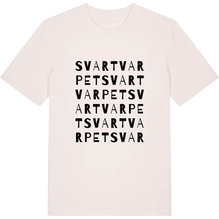 Svartvarpet ordlek t-shirt – t-shirt från PinShirt