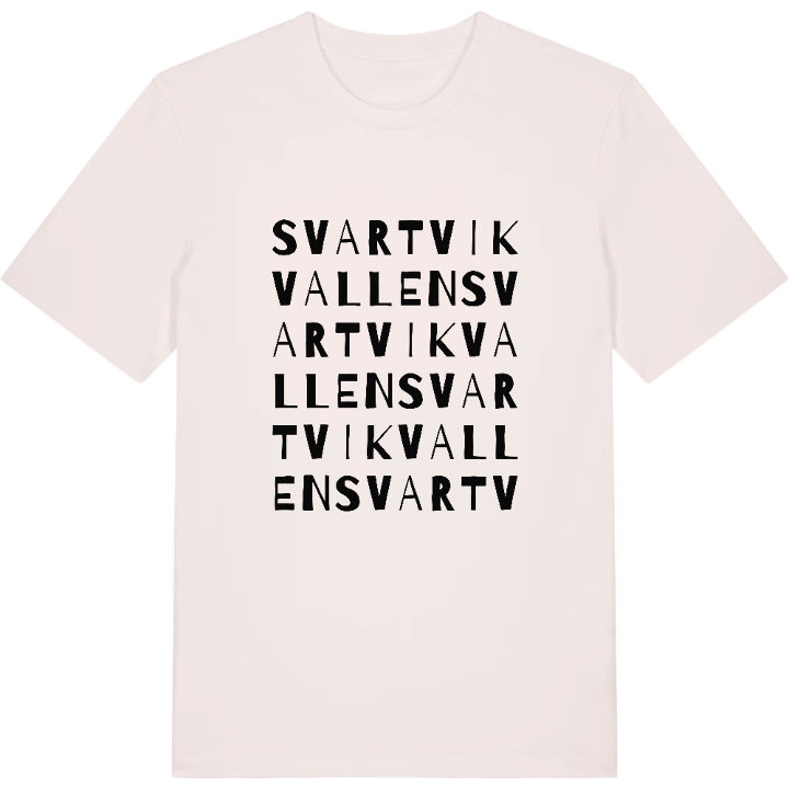 Svartvikvallen ordlek t-shirt – t-shirt från PinShirt