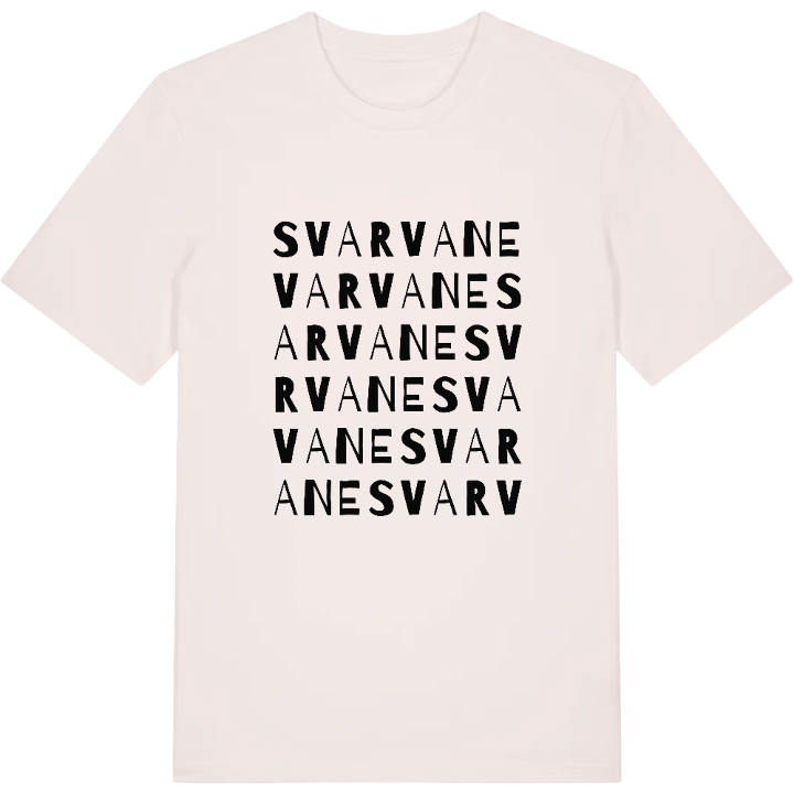 Svarvane ordlek t-shirt – t-shirt från PinShirt