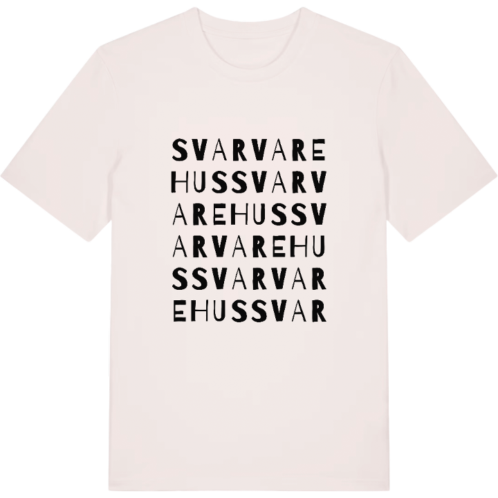 Svarvarehus ordlek t-shirt – t-shirt från PinShirt