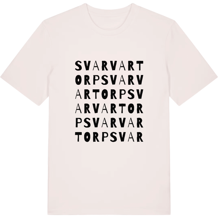 Svarvartorp ordlek t-shirt – t-shirt från PinShirt