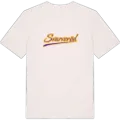 Svarveröd baseball t-shirt