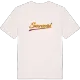 Svarveröd baseball t-shirt